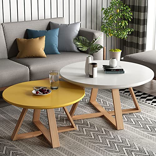 Nesting Couchtische 2er Set - Moderne runde stapelbare Beistelltische für Wohnzimmer und Schlafzimmer, einfache Montage, stabiles Design, minimalistischer Stil Nesting Couchtische 2er Set - Moderne runde stapelbare Beistelltische für Wohnzimmer und Schlafzimmer, einfache Montage, stabiles Design, minimalistischer Stil von Generisch