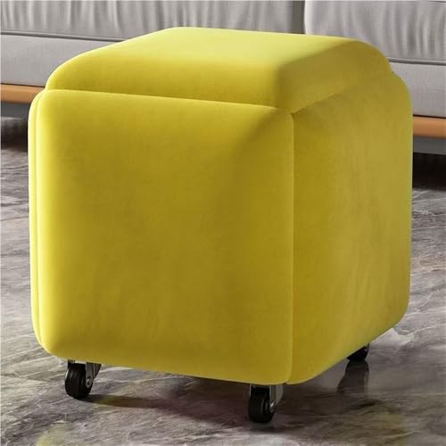 Nesting Cube Stühle, 5 in 1 Stapelhocker mit Rollen, wandelbare Flanellbank für Wohnzimmer, Esszimmer Nesting Cube Stühle, 5 in 1 Stapelhocker mit Rollen, wandelbare Flanellbank für Wohnzimmer, Esszimmer von Generisch