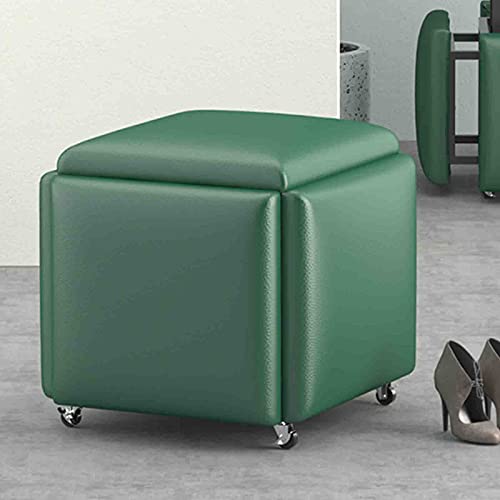 Nesting Fußhocker Ottomane mit hoher Elastizität Kissen & Metallrahmen für Wohnzimmer und Schlafzimmer Komfort Nesting Fußhocker Ottomane mit hoher Elastizität Kissen & Metallrahmen für Wohnzimmer und Schlafzimmer Komfort von Generisch