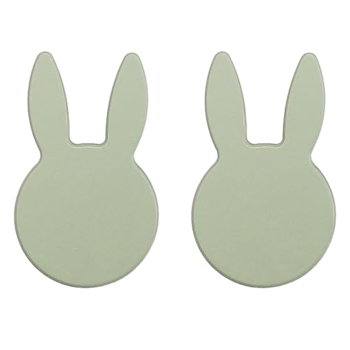 Niedliche Kinder-Kommodenknöpfe in Hasenkopf-Form, für Schränke, Schreibtischschubladen, Kleiderschrank oder Bücherregale, Lochabstand 16 mm, 2 Stück Niedliche Kinder-Kommodenknöpfe in Hasenkopf-Form, für Schränke, Schreibtischschubladen, Kleiderschrank oder Bücherregale, Lochabstand 16 mm, 2 Stück von Generisch