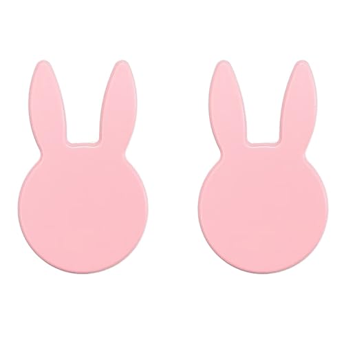 Niedliche Kinder-Kommodenknöpfe in Hasenkopf-Form, für Schränke, Schreibtischschubladen, Kleiderschrank oder Bücherregale, Lochabstand 16 mm, 2 Stück von Generisch