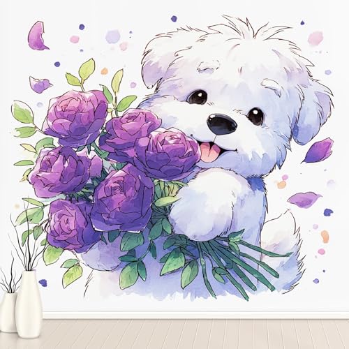 Niedliche Tiere Welpe Tapete Selbstklebende Fototapete Blumen Pflanzen Baby Tapeten Waldtiere Natur Wandtapete Vinyl Wasserdicht Wandaufkleber für Wohnzimmer Schlafzimmer Küchen 250x370 cm Niedliche Tiere Welpe Tapete Selbstklebende Fototapete Blumen Pflanzen Baby Tapeten Waldtiere Natur Wandtapete Vinyl Wasserdicht Wandaufkleber für Wohnzimmer Schlafzimmer Küchen 250x370 cm von Generisch