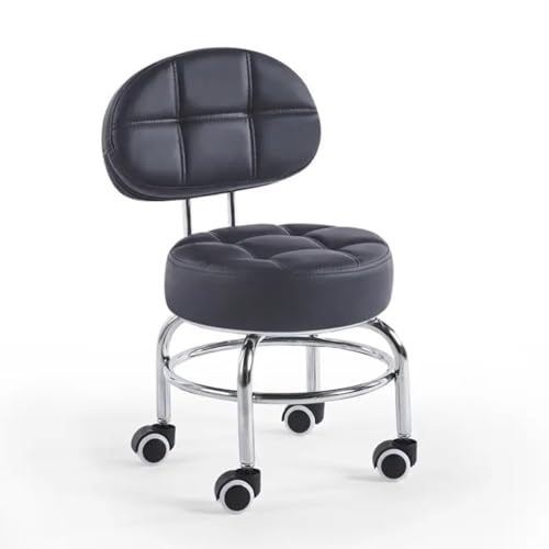 Niedriger Rollhocker mit Rückenstütze, PU-Leder, moderner Drehstuhl für Garage, Haus, Garten, Massage, Büro und Geschäft Niedriger Rollhocker mit Rückenstütze, PU-Leder, moderner Drehstuhl für Garage, Haus, Garten, Massage, Büro und Geschäft von Generisch