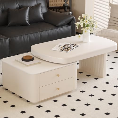 Nisttische 2er-Set – Moderne Couchtische mit geschlossener doppellagiger Schublade – einziehbare stapelbare Beistelltische für Wohnzimmer, Schlafzimmer und Büro Nisttische 2er-Set – Moderne Couchtische mit geschlossener doppellagiger Schublade – einziehbare stapelbare Beistelltische für Wohnzimmer, Schlafzimmer und Büro von Generisch