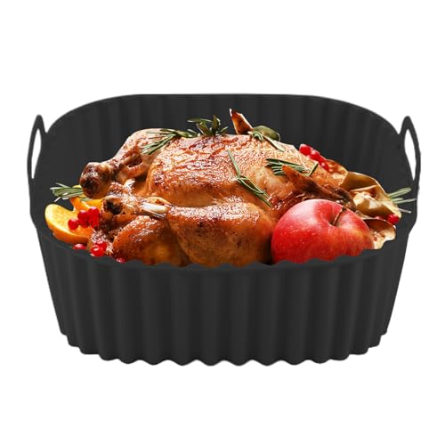 Non -Stick -Quadrat -Backblech - Silikonluft -Fritteuse, Konsistenter Wärmefluss, Hitzebeständige Platte | Küchenkochgeschirr Geeignetes Kochen Rösten Grillen Pizza -Kuchen Familie Innen Im Freien Geb Non -Stick -Quadrat -Backblech - Silikonluft -Fritteuse, Konsistenter Wärmefluss, Hitzebeständige Platte | Küchenkochgeschirr Geeignetes Kochen Rösten Grillen Pizza -Kuchen Familie Innen Im Freien Geb von Generisch