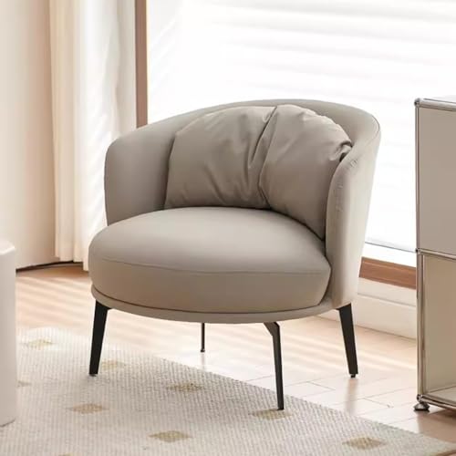 Nordic Mid Century Loungesessel - Weich Gepolsterter Sessel mit Bogenlehne für Wohnzimmer & Balkon Stilvoller Lesesessel in Hellgrau - Bequemes und schickes Design Nordic Mid Century Loungesessel - Weich Gepolsterter Sessel mit Bogenlehne für Wohnzimmer & Balkon Stilvoller Lesesessel in Hellgrau - Bequemes und schickes Design von Generisch