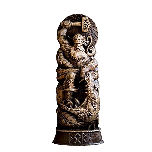 Nordische Götter Figur Thor Skandinavische Resin Statue der Wikinger Mythologie Detaillierte Thor Dekofigur aus dem Nordischen Pantheon Kraftvolle Götterfigur Familiendekoration Fans nordischer Sagen Nordische Götter Figur Thor Skandinavische Resin Statue der Wikinger Mythologie Detaillierte Thor Dekofigur aus dem Nordischen Pantheon Kraftvolle Götterfigur Familiendekoration Fans nordischer Sagen von Generisch