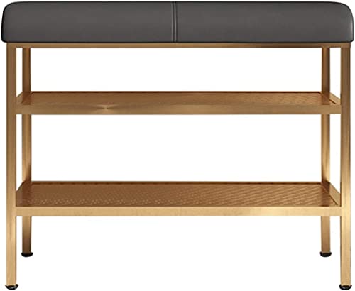 Nordische Schuhbank aus Eisen, Eingangsbereich, Aufbewahrungssitz, Schuhwechselhocker, Schlafzimmer, Endbank, stilvoller Schuhnizer, multifunktionales Eingangsmöbel Nordische Schuhbank aus Eisen, Eingangsbereich, Aufbewahrungssitz, Schuhwechselhocker, Schlafzimmer, Endbank, stilvoller Schuhnizer, multifunktionales Eingangsmöbel von Generisch