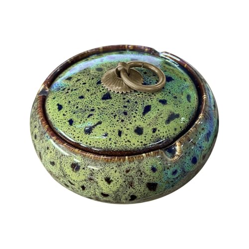 Nordischer Stil Keramik Aschenbecher mit Deckel Kreativer Winddichter Aschenbecher mit Glasiertem Effekt Modernes Design Raucherschale für Zuhause & Büro Stilvoller Keramik Aschenbecher Nordischer Stil Keramik Aschenbecher mit Deckel Kreativer Winddichter Aschenbecher mit Glasiertem Effekt Modernes Design Raucherschale für Zuhause & Büro Stilvoller Keramik Aschenbecher von Generisch