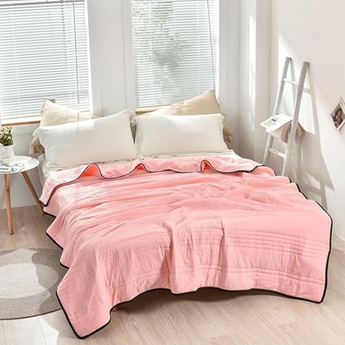 Nuvodreams Kühldecke Queen, Nuvodreams Decke, doppelseitige Kühldecken für heiße Schläfer (Rosa, Doppelbett) von Generisch