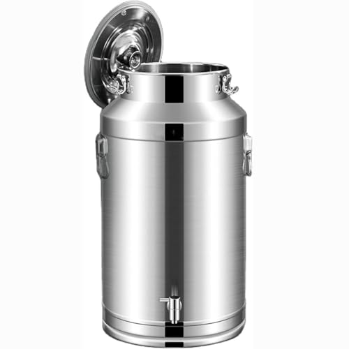 Ölbehälter aus Edelstahl mit Wasserhahn, auslaufsicheres Design für die Aufbewahrung in der Küche und einfache Dosierung von Generisch