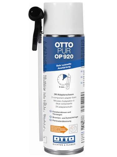 OTTO-PUR OP920 2K-Schaum 400 ml Zargenschaum Montageschaum Schnellschaum PU-Schaum zur schnellen und sicheren Montage von Türzargen und Fensterelementen B2 OTTO-PUR OP920 2K-Schaum 400 ml Zargenschaum Montageschaum Schnellschaum PU-Schaum zur schnellen und sicheren Montage von Türzargen und Fensterelementen B2 von Generisch