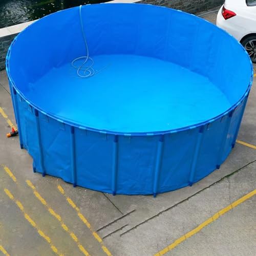 Oberirdischer runder Outdoor-Hinterhof-Familienpool für Kinder und Erwachsene, perfekt zum Schwimmen und Entspannen in Ihrem Garten oder als Koiteich von Generisch
