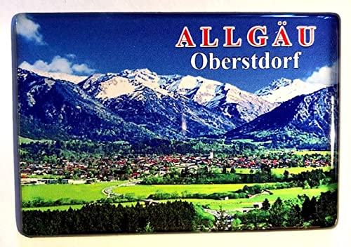 Oberstdorf, Allgaeu, Deutschland, Kühlschrankmagnet,Fridge Magnet, Souvenir 3011 von Generisch
