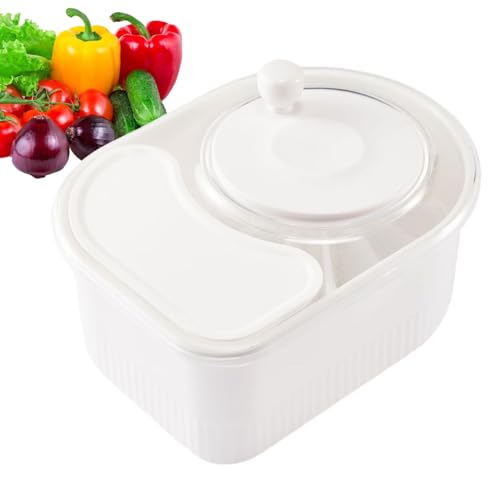 Obstreiniger-Spinner – Salatschleuder – -Dörrautomat | 32 x 19 cm Salatscheibe und Schleuder | Salatschleuder mit -Wäschekorb und Servierschale Obstreiniger-Spinner – Salatschleuder – -Dörrautomat | 32 x 19 cm Salatscheibe und Schleuder | Salatschleuder mit -Wäschekorb und Servierschale von Generisch