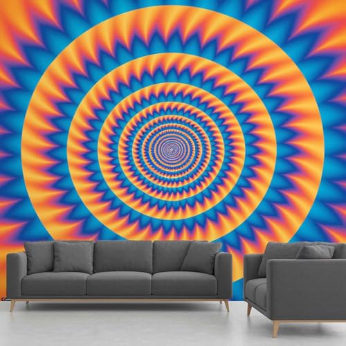 Optischen Täuschung Tapete Selbstklebende Fototapete Linien Moderne Tapeten 3D Effekt Moderne Wandtapete Vinyl Wasserdicht Wandaufkleber für Wohnzimmer Schlafzimmer Küchen 300x210 cm Optischen Täuschung Tapete Selbstklebende Fototapete Linien Moderne Tapeten 3D Effekt Moderne Wandtapete Vinyl Wasserdicht Wandaufkleber für Wohnzimmer Schlafzimmer Küchen 300x210 cm von Generisch