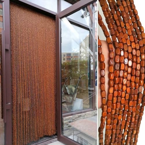 Orange Bambus Perlen Türvorhang Dekorative Raumteiler für Balkon Schlafzimmer 60 Stränge 60cm x 100cm Stilvolle Wohndeko Restaurant Zubehör Orange Bambus Perlen Türvorhang Dekorative Raumteiler für Balkon Schlafzimmer 60 Stränge 60cm x 100cm Stilvolle Wohndeko Restaurant Zubehör von Generisch