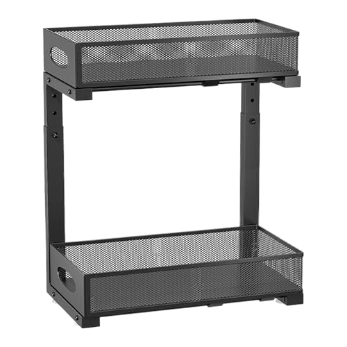 Organizer – ausziehbar unter den Organisatoren für Spülbecken, verstellbare Küchen-Organisation, für die Waschküche, Wäscheschrank Organizer – ausziehbar unter den Organisatoren für Spülbecken, verstellbare Küchen-Organisation, für die Waschküche, Wäscheschrank von Generisch