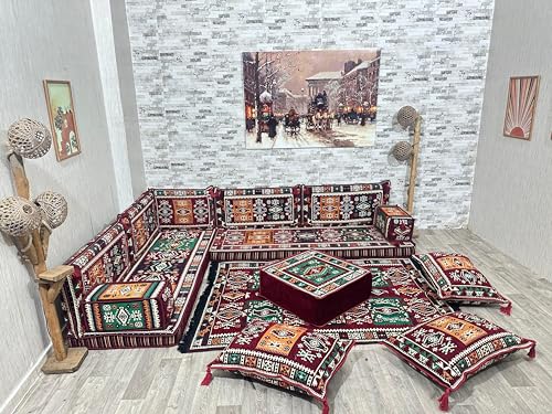Orientalische Sitzecke, Orientalisches Sofa, Sitzkissen, Sark Kösesi, Terrassen-Palettensofa, Marokkanisches Sofas, Arabisches Sofa, Bodensofa, Sitzecke, Kelim Orientalische Sitzecke, Orientalisches Sofa, Sitzkissen, Sark Kösesi, Terrassen-Palettensofa, Marokkanisches Sofas, Arabisches Sofa, Bodensofa, Sitzecke, Kelim von Generisch