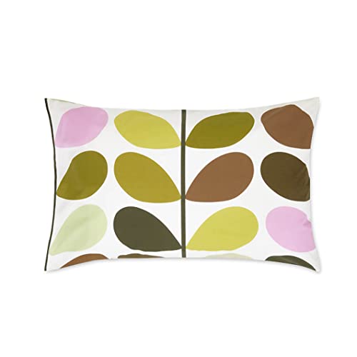"Orla Kiely Multi STEM Spring Standard-Kissenbezüge aus 100% Baumwolle, 1 Paar (50 cm x 75 cm) von Orla Kiely