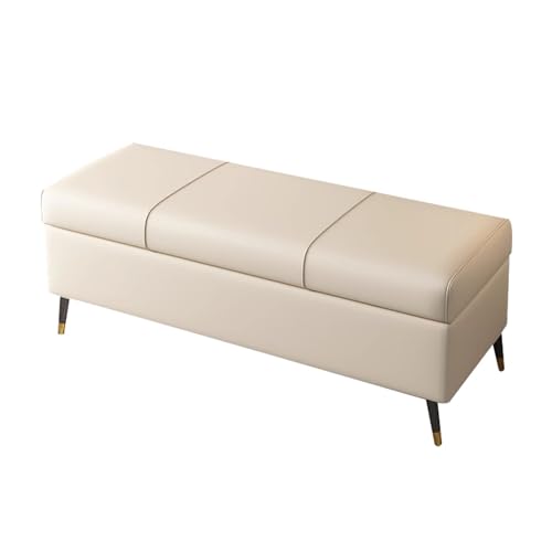 Ottoman-Bank mit Stauraum, für Schlafzimmer, Wohnzimmer, Eingangsbereich, Natur, 140 cm, Nano-Tech-Stoff, Schuhbank mit Stauraum Ottoman-Bank mit Stauraum, für Schlafzimmer, Wohnzimmer, Eingangsbereich, Natur, 140 cm, Nano-Tech-Stoff, Schuhbank mit Stauraum von Generisch