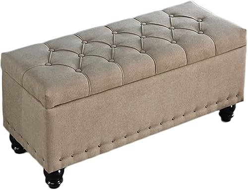 Ottoman-Bank mit Stauraum, modernes, minimalistisches Design für Schlafzimmer, Wohnzimmer und Eingangsbereich, multifunktionale Möbel für Komfort und Organisation von Generisch