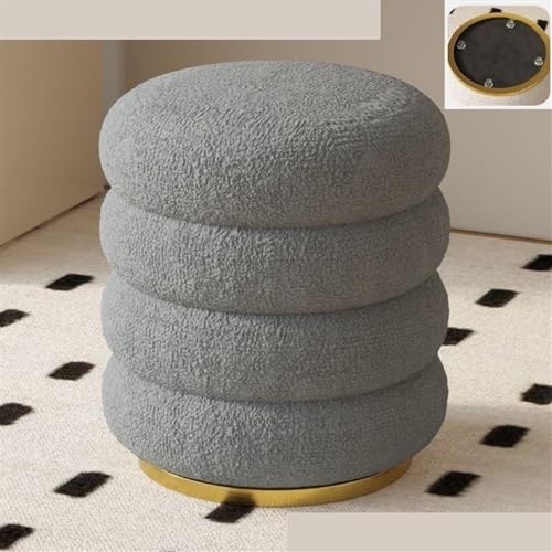 Ottoman Storage Pouf Stool Soft Footstool for Living Room and Bedroom Ottoman Storage Pouf Stool Soft Footstool for Living Room and Bedroom von Generisch