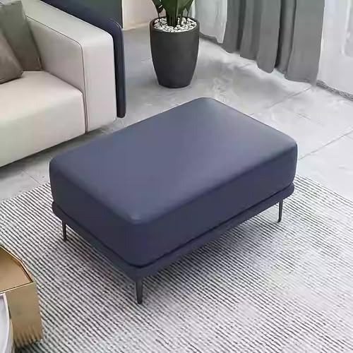 Ottomane aus Leder, Fußbank, Couchtisch, groß, 100 x 60 x 42 cm, für Wohnzimmer, stilvolles und funktionales Möbelstück für Heimdekoration und Entspannung Ottomane aus Leder, Fußbank, Couchtisch, groß, 100 x 60 x 42 cm, für Wohnzimmer, stilvolles und funktionales Möbelstück für Heimdekoration und Entspannung von Generisch