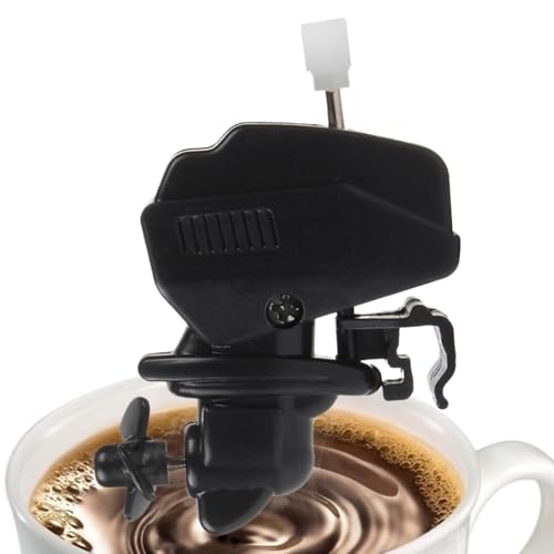 Outboard Drink Mixer, Novelty Propeller Coffee Blender, 2.56x1.77x1.18 Inches, Mini Handheld Stirrer, Milk Tea Juice, Fun Mixing Gadget for Travel Kitchen Bar Home Beverage Preparation von Generisch