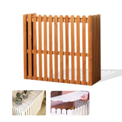 Outdoor AC Abdeckung Gehäuse Holz Sichtschutz Balkon Pflanzenregal Verstecken AC Leitplanke von Generisch