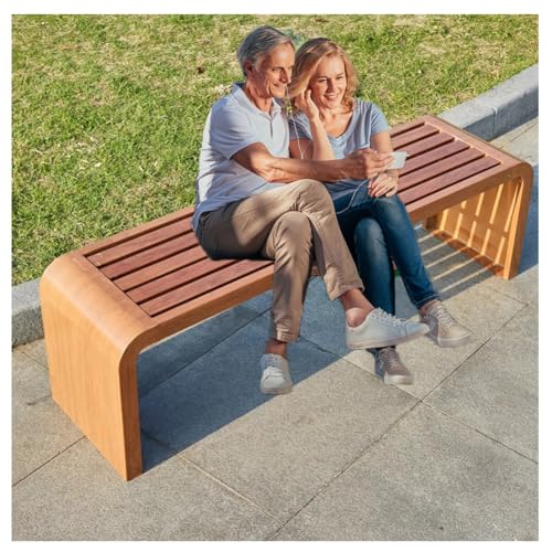 Outdoor Bank Veranda Bank Gartenbank Hof Balkon Garten Terrasse Freizeitstühle 2/3 Sitzer von Generisch