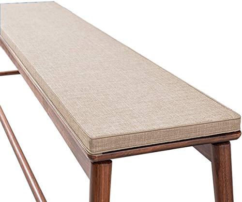 Outdoor Bankauflage Wasserdicht 130x40x5cm Dicke Schaumstoffpolsterung 2er Set für Gartenbank oder Schaukel und komfortables wetterbeständiges Design von Generisch