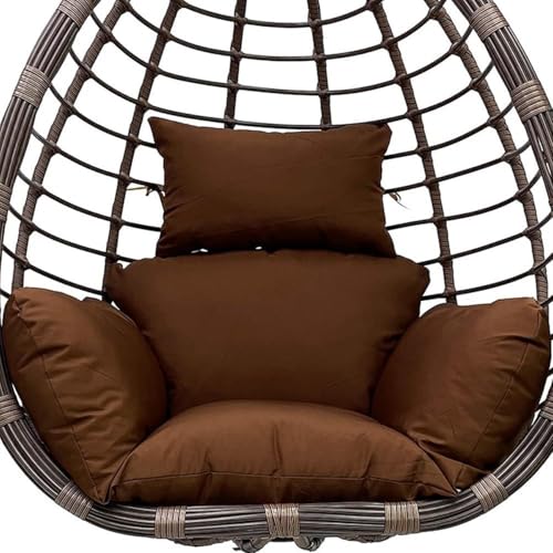 Outdoor-Eierstuhl-Kissen-Set mit Kopfstütze – Faltbare Ersatz-Rückenkissen für ultimativen Komfort in Hängekorbstühlen – Perfekt für Terrasse & Garten Entspannung Outdoor-Eierstuhl-Kissen-Set mit Kopfstütze – Faltbare Ersatz-Rückenkissen für ultimativen Komfort in Hängekorbstühlen – Perfekt für Terrasse & Garten Entspannung von Generisch
