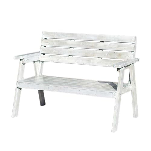 Outdoor Gartenbank mit Rückenlehne und Armlehnen, wetterfest für Terrasse, Veranda und Eingangsbereich Komfort Outdoor Gartenbank mit Rückenlehne und Armlehnen, wetterfest für Terrasse, Veranda und Eingangsbereich Komfort von Generisch