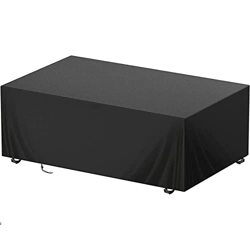 Outdoor Gartenmöbel Set Abdeckung 315x315x80cm Wasserdicht und Winddicht Rechteckige Terrassentischabdeckung mit Schnallen & Kordelzug für Rattan Sofa Stuhl und Tisch Outdoor Gartenmöbel Set Abdeckung 315x315x80cm Wasserdicht und Winddicht Rechteckige Terrassentischabdeckung mit Schnallen & Kordelzug für Rattan Sofa Stuhl und Tisch von Generisch
