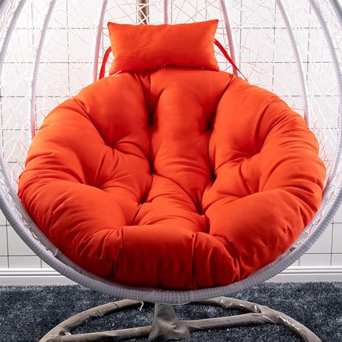 Outdoor Hängesessel Kissen mit Kopfstützenkissen, waschbar und bequem zum Entspannen in Ihrem Garten oder Terrasse von Generisch