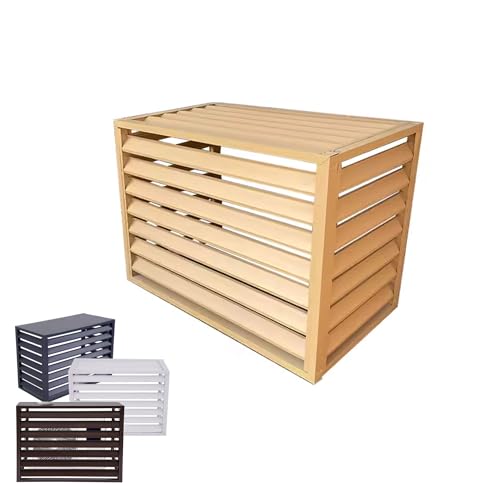 Outdoor Klimaanlage Abdeckung - Wetterfeste Schutzhülle für Wärmepumpe 45° geneigtes Gitter Design für optimale Luftzirkulation AC-Schutz für alle Jahreszeiten von Generisch