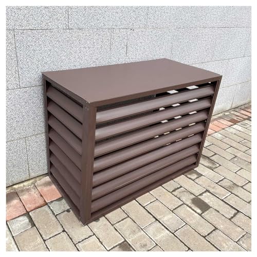 Outdoor-Klimaanlagen-Abdeckeinheit für Zaun, langlebiges Aluminium, Schutz für Garten und Terrasse von Generisch