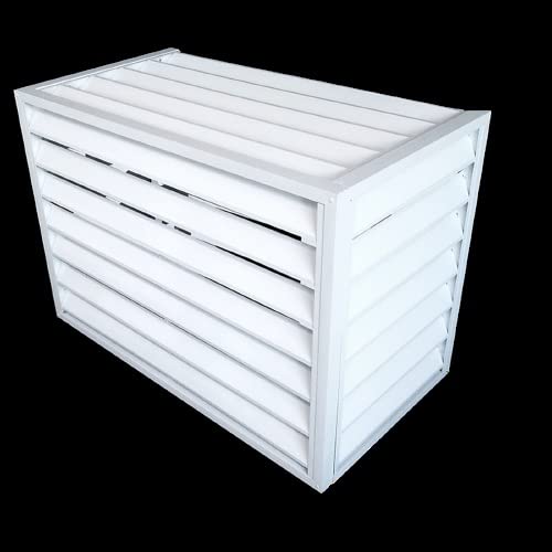 Outdoor-Klimaanlagenabdeckung – strapazierfähiger, wetterfester Aluminiumschutz für perfekten Schutz von Klimaanlagen im Freien – langlebig, stilvoll und einfach zu installieren von Generisch
