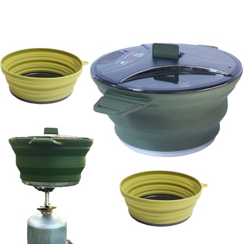 Outdoor-Kochgeschirr-Set – tragbares Reise-Kochset, Backpacking-Topf-Set | hitzebeständiges Edelstahl-Campingzubehör mit Tellern, Schüsseln, Werkzeugen für Wandern, Wohnung, , Abenteuer Outdoor-Kochgeschirr-Set – tragbares Reise-Kochset, Backpacking-Topf-Set | hitzebeständiges Edelstahl-Campingzubehör mit Tellern, Schüsseln, Werkzeugen für Wandern, Wohnung, , Abenteuer von Generisch