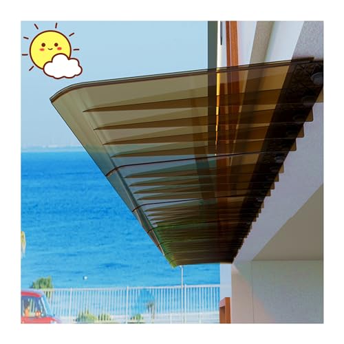 Outdoor Markise, Tragbare Haustür Vordach für Garten Terrasse Veranda Polycarbonat Design Geeignet für Tür und Fenster Installation Outdoor Markise, Tragbare Haustür Vordach für Garten Terrasse Veranda Polycarbonat Design Geeignet für Tür und Fenster Installation von Generisch