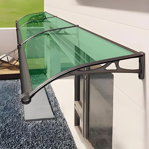 Outdoor-Markise für Tür und Fenster, 254 cm, grünes Terrassenüberdachung, UV- und Regenschutz, langlebige Aluminiumstütze, wetterbeständiger Sonnenschutz, perfekt für den Außenbereich Outdoor-Markise für Tür und Fenster, 254 cm, grünes Terrassenüberdachung, UV- und Regenschutz, langlebige Aluminiumstütze, wetterbeständiger Sonnenschutz, perfekt für den Außenbereich von Generisch