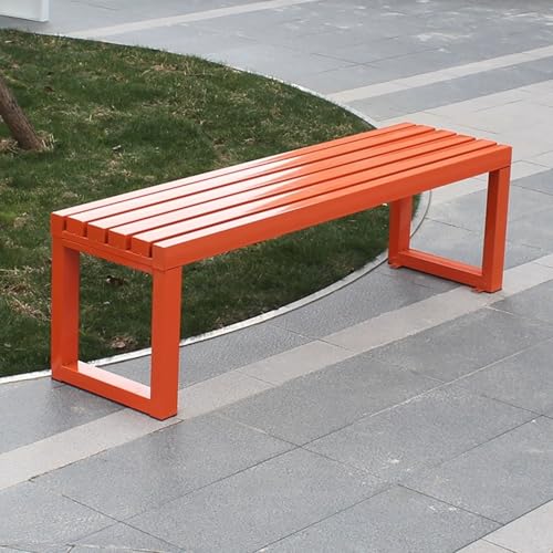 Outdoor Metallbank Rückenfrei Lattenrost Sitz für 2-3 Personen Hohe Kapazität für Garten, Terrasse, Park, Rasen, Balkon, Hof, Schule, Deck Outdoor Metallbank Rückenfrei Lattenrost Sitz für 2-3 Personen Hohe Kapazität für Garten, Terrasse, Park, Rasen, Balkon, Hof, Schule, Deck von Generisch