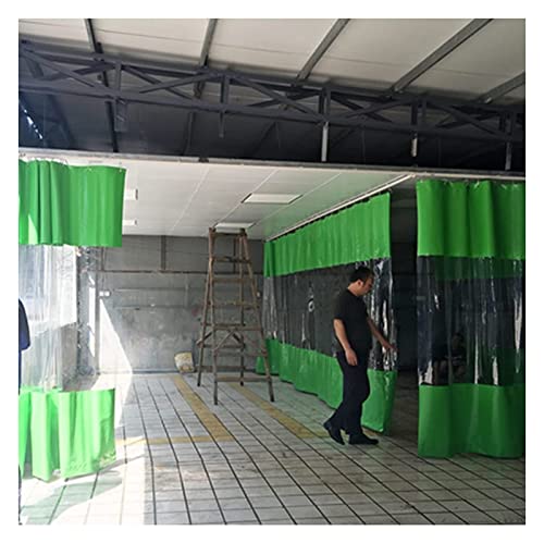 Outdoor PVC Garage Hitzeschutzvorhang Staubdicht Wetterschutz mit Ösen Design 47 Größen erhältlich (1x2,5m) Ideal für den Außenbereich Strapazierfähig Wasserdicht Wärmedämmung von Generisch