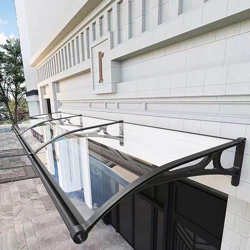 Outdoor Polycarbonat Türvordach Regen- und Schneeschutzabdeckung mit UV-Schutz für Veranda und Terrasse Outdoor Polycarbonat Türvordach Regen- und Schneeschutzabdeckung mit UV-Schutz für Veranda und Terrasse von Generisch