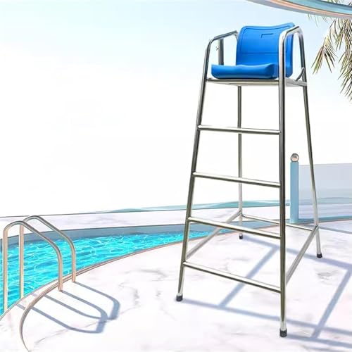 Outdoor-Pool-Stuhl, robuster Edelstahl-Schutzständer für Pools, Terrasse, Strand und Seesicherheit von Generisch