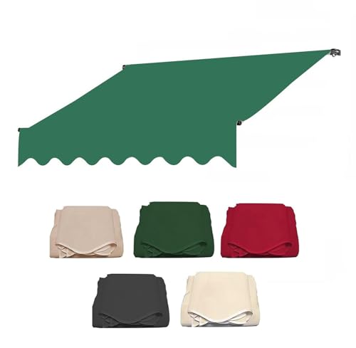 Outdoor Retractable Markise Replacement Fabric - PU-Coated Polyester Water & UV Protection Green 138"/350cm Durable Weather Resistant Easy Installation Outdoor Retractable Markise Replacement Fabric - PU-Coated Polyester Water & UV Protection Green 138"/350cm Durable Weather Resistant Easy Installation von Generisch