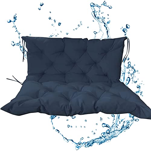 Outdoor-Schaukelkissen, 150 x 100 x 10 cm, bequeme Sitz- und Rückenlehnenpolster, atmungsaktiv und hautfreundlich, perfekt für Hängesessel und Bänke von Generisch