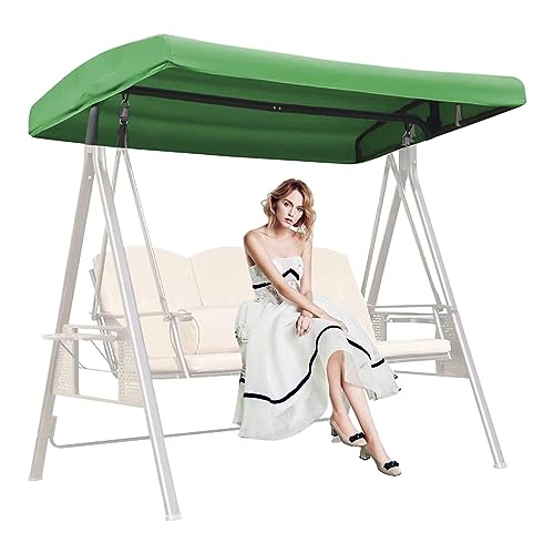 Outdoor-Schaukelsitz-Überdachung für 2-3-Sitzer, strapazierfähiges Gewebe, UV-Schutz, robuste Hängemattenabdeckung für Garten und Terrasse Outdoor-Schaukelsitz-Überdachung für 2-3-Sitzer, strapazierfähiges Gewebe, UV-Schutz, robuste Hängemattenabdeckung für Garten und Terrasse von Generisch