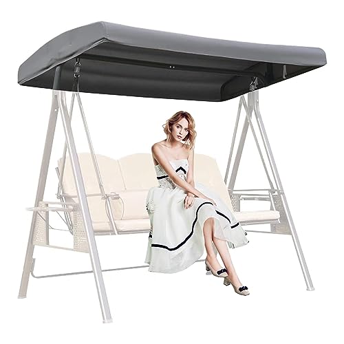 Outdoor-Schaukelsitz-Überdachung für 2-3-Sitzer, strapazierfähiges Gewebe, UV-Schutz, robuste Hängemattenabdeckung für Garten und Terrasse Outdoor-Schaukelsitz-Überdachung für 2-3-Sitzer, strapazierfähiges Gewebe, UV-Schutz, robuste Hängemattenabdeckung für Garten und Terrasse von Generisch